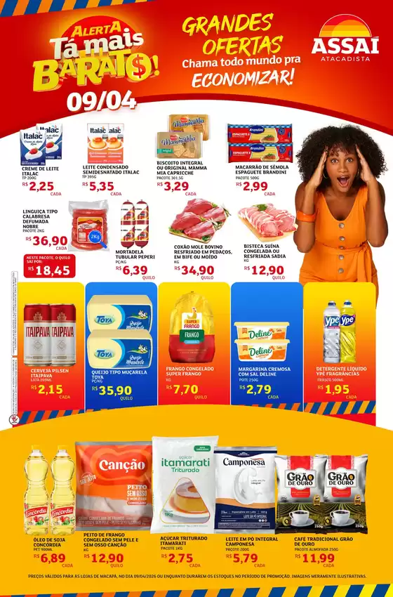 Catálogo Assaí Atacadista | Encarte Assaí Atacadista 45752-442 | 2026-04-09T00:00:00.000Z - 2026-04-09T00:00:00.000Z