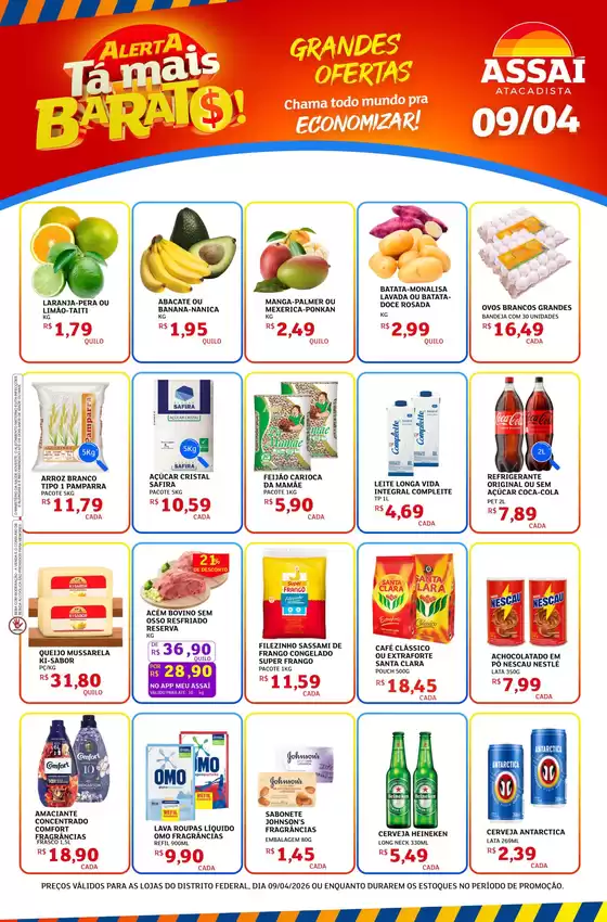 Catálogo Assaí Atacadista | Encarte Assaí Atacadista 46063-226 | 2026-04-09T00:00:00.000Z - 2026-04-09T00:00:00.000Z