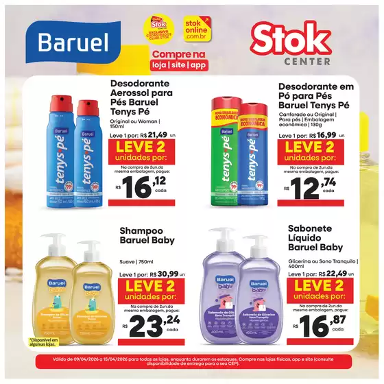 Catálogo Stok Center | Baruel | 2026-04-09T00:00:00.000Z - 2026-04-15T00:00:00.000Z