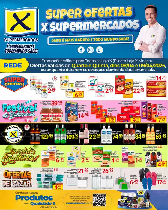 Catálogo X Supermercados | Descontos e promoções | 2026-04-08T00:00:00.000Z - 2026-04-09T00:00:00.000Z