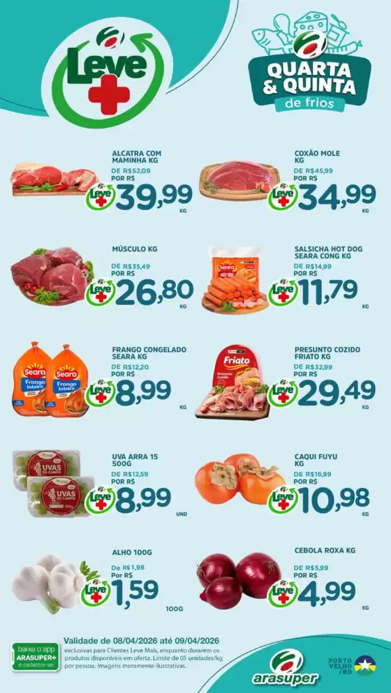 Catálogo Araújo Supermercados | Ótima oferta para caçadores de pechinchas | 2026-04-08T00:00:00.000Z - 2026-04-09T00:00:00.000Z