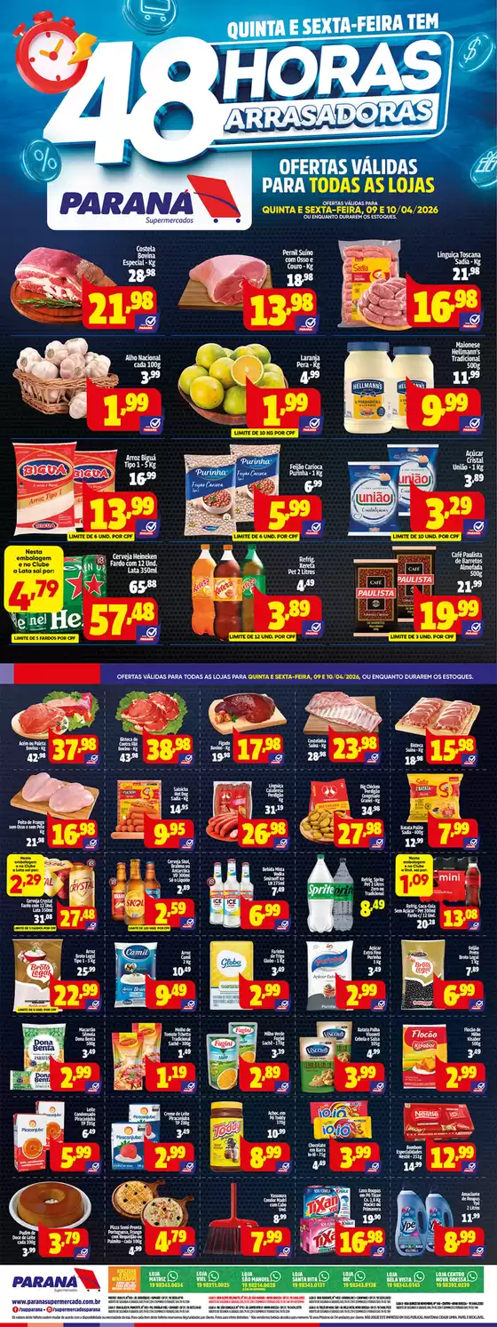 Catálogo Paraná Supermercados | Ótima oferta para todos os clientes | 2026-04-09T00:00:00.000Z - 2026-04-10T00:00:00.000Z