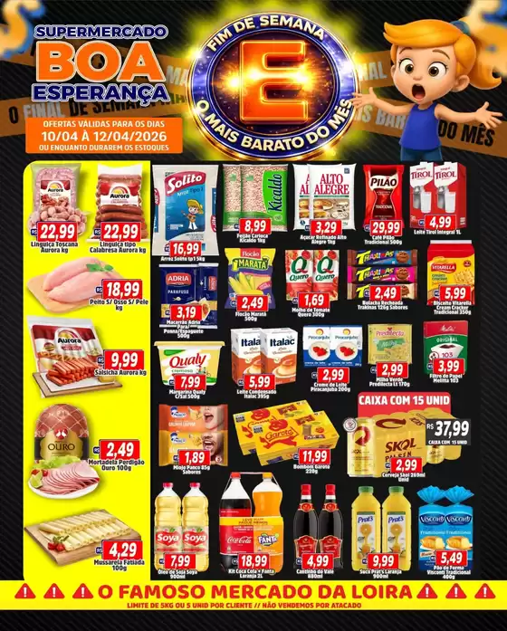 Catálogo Boa Esperança | Final Semana De Ofertas | 2026-04-10T00:00:00.000Z - 2026-04-12T00:00:00.000Z