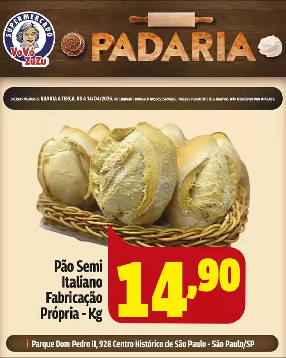 Catálogo Vovó Zuzu | Padaria | 2026-04-10T00:00:00.000Z - 2026-04-14T00:00:00.000Z