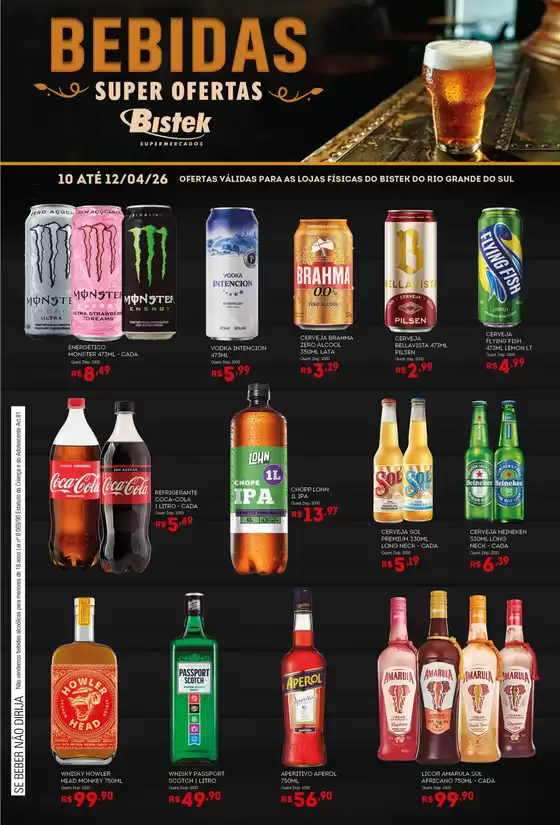 Catálogo Bistek Supermercados | Promoções especiais em andamento | 2026-04-10T00:00:00.000Z - 2026-04-12T00:00:00.000Z