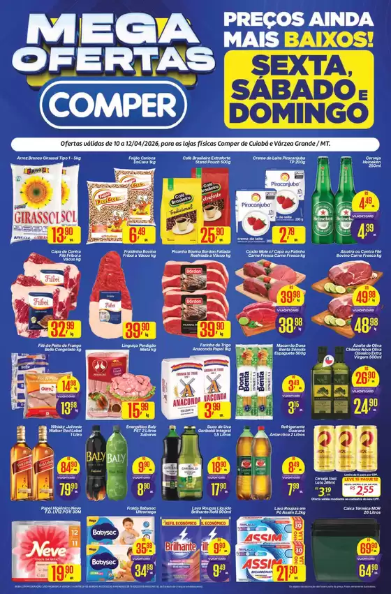 Catálogo Comper | Mega Ofertas | 2026-04-10T00:00:00.000Z - 2026-04-12T00:00:00.000Z