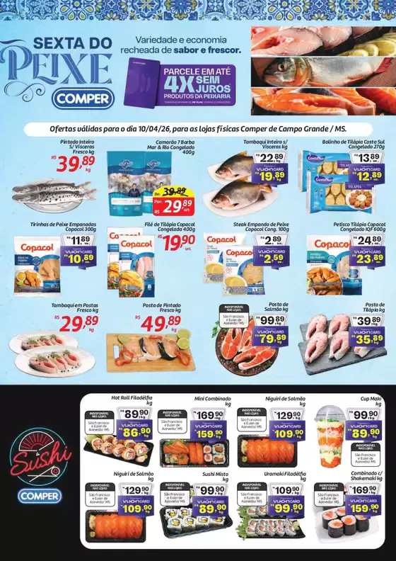 Catálogo Comper | Sexta do Peixe | 2026-04-10T00:00:00.000Z - 2026-04-10T00:00:00.000Z