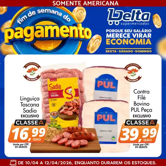 Catálogo Delta Supermercados | Ofertas e promoções atuais | 2026-04-10T00:00:00.000Z - 2026-04-12T00:00:00.000Z