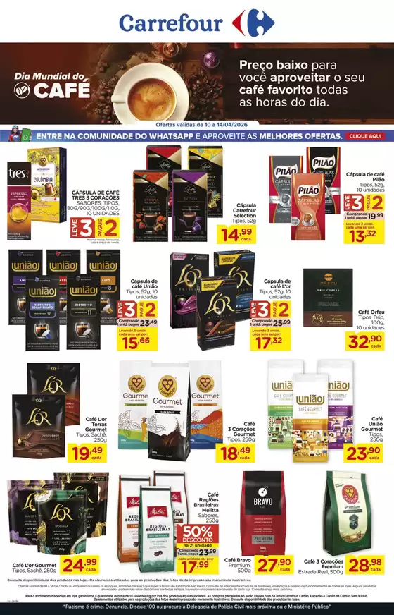 Catálogo Carrefour Bairro | LÂMINA DIA MUNDIAL DO CAFÉ | 2026-04-10T00:00:00.000Z - 2026-04-14T00:00:00.000Z