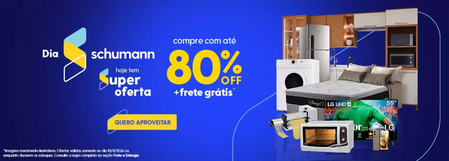 Catálogo Schumann | Melhores ofertas para todos os caçadores de pechinchas | 2026-04-10T00:00:00.000Z - 2026-04-10T00:00:00.000Z