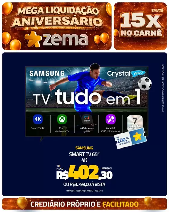 Catálogo Zema | Economize agora com nossas ofertas | 2026-04-01T00:00:00.000Z - 2026-04-11T00:00:00.000Z