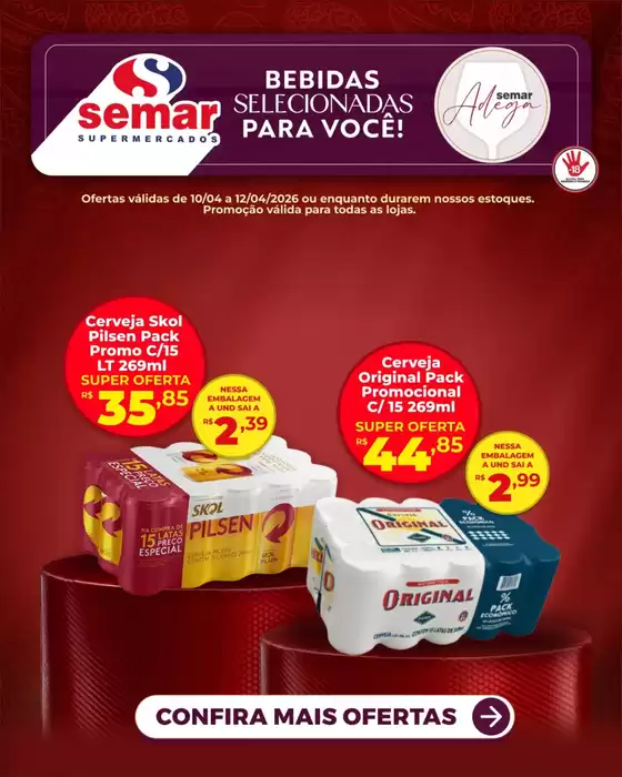 Catálogo Semar Supermercado | Ofertas exclusivas | 2026-04-10T00:00:00.000Z - 2026-04-12T00:00:00.000Z