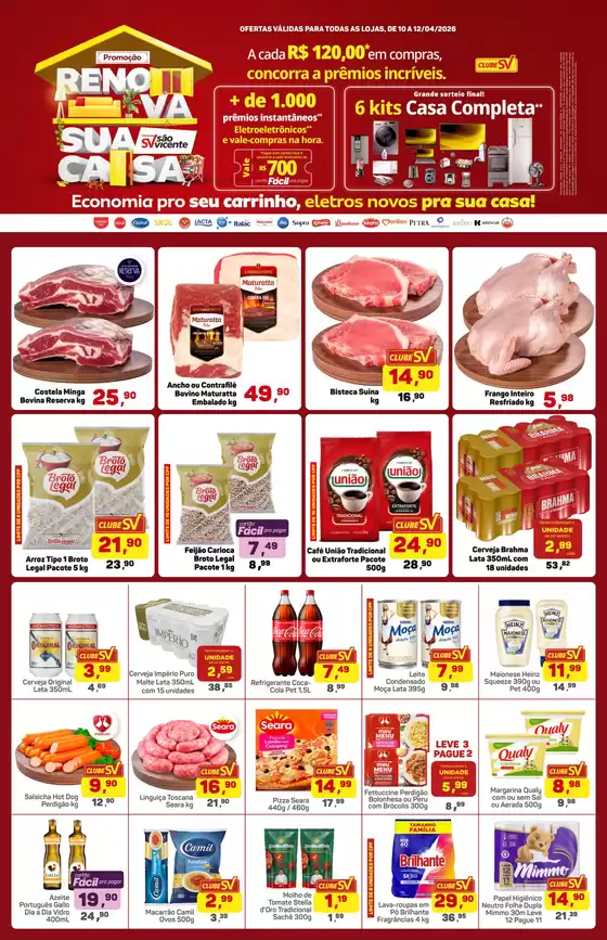 Catálogo Supermercados São Vicente | Ampla seleção de ofertas | 2026-04-10T00:00:00.000Z - 2026-04-12T00:00:00.000Z