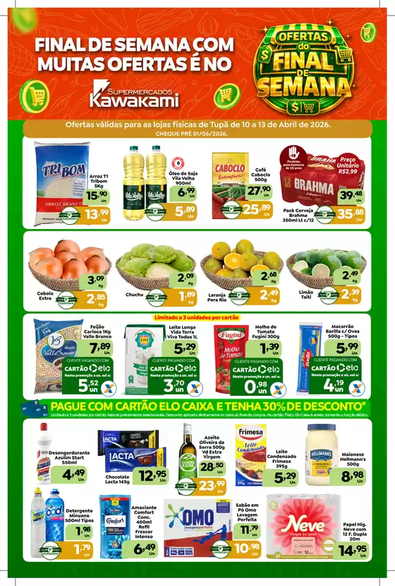Catálogo Supermercados Kawakami | Ofertas - Tupã | 2026-04-10T00:00:00.000Z - 2026-04-13T00:00:00.000Z