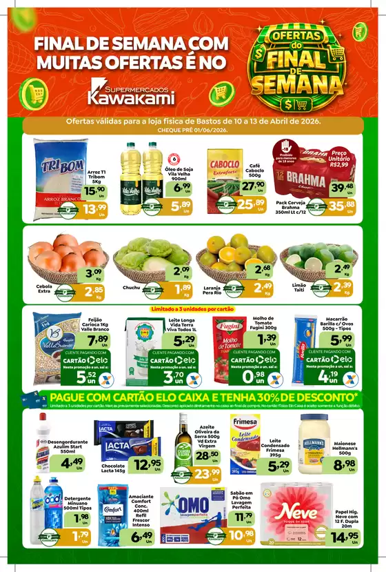 Catálogo Supermercados Kawakami | Ofertas - Bastos | 2026-04-10T00:00:00.000Z - 2026-04-13T00:00:00.000Z