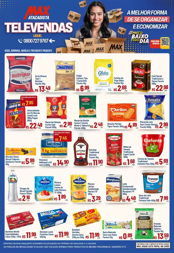 Catálogo Max Atacadista | Melhores ofertas para compradores econômicos | 2026-04-09T00:00:00.000Z - 2026-04-11T00:00:00.000Z