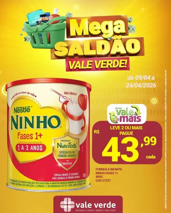 Catálogo Farmácias Vale Verde | Melhores ofertas para todos os caçadores de pechinchas | 2026-04-09T00:00:00.000Z - 2026-04-24T00:00:00.000Z