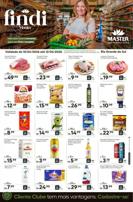 Catálogo Master Supermercados | Final de semana RS | 2026-04-10T00:00:00.000Z - 2026-04-12T00:00:00.000Z