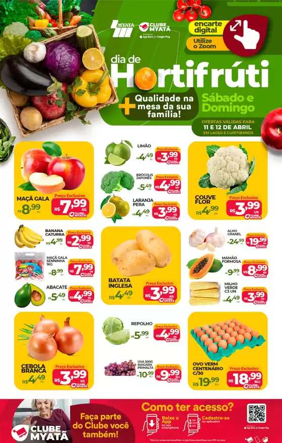 Catálogo Supermercados Myatã | Ofertas exclusivas para nossos clientes | 2026-04-11T00:00:00.000Z - 2026-04-12T00:00:00.000Z