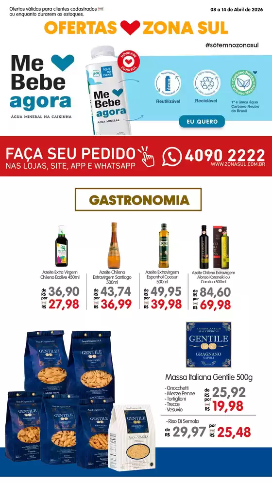 Catálogo Zona Sul | Encarte semanal 08 a 14 04 compressed | 2026-04-08T00:00:00.000Z - 2026-04-14T00:00:00.000Z