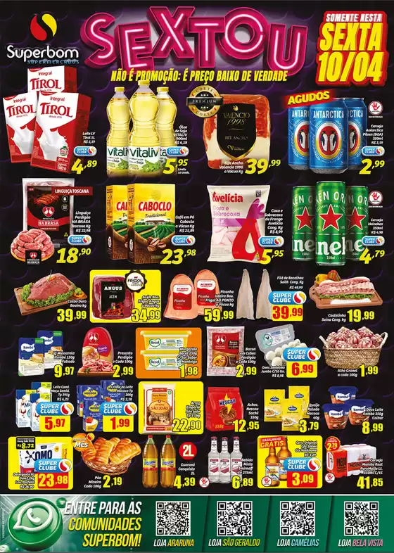 Catálogo Superbom Supermercados | Melhores ofertas para todos os caçadores de pechinchas | 2026-04-10T00:00:00.000Z - 2026-04-10T00:00:00.000Z