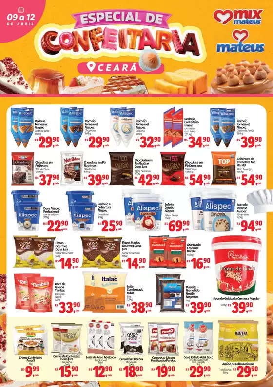 Catálogo Supermercados Mateus | Especial Confeitaria | 2026-04-10T00:00:00.000Z - 2026-04-12T00:00:00.000Z