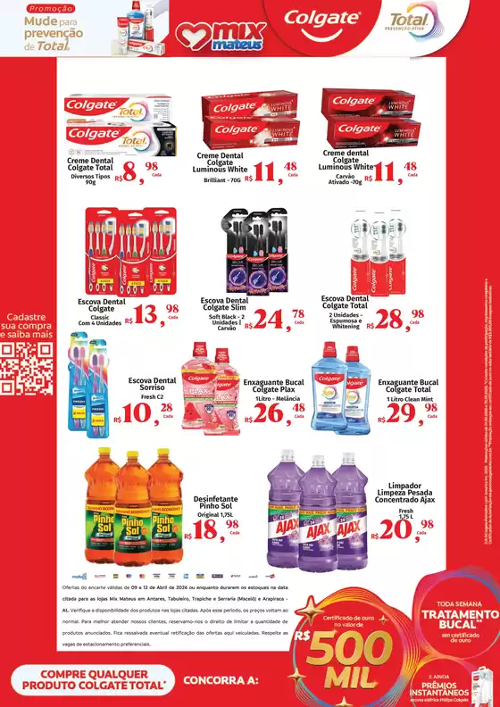 Catálogo Supermercados Mateus | Festival Colgate | 2026-04-10T00:00:00.000Z - 2026-04-12T00:00:00.000Z