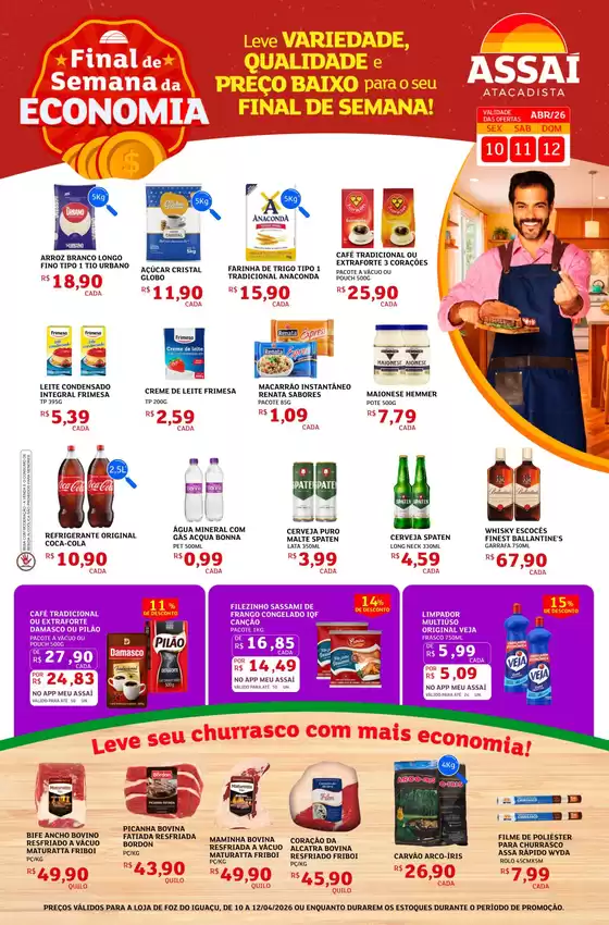 Catálogo Assaí Atacadista | Encarte Assaí Atacadista 45066-352 | 2026-04-10T00:00:00.000Z - 2026-04-12T00:00:00.000Z