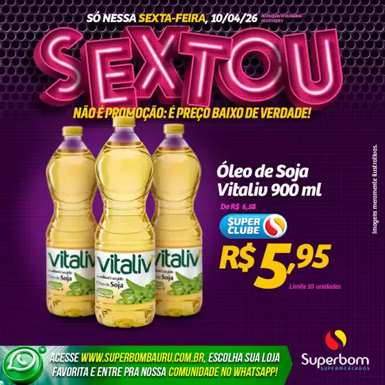 Catálogo Superbom Supermercados | Ótima oferta para todos os clientes | 2026-04-10T00:00:00.000Z - 2026-04-10T00:00:00.000Z