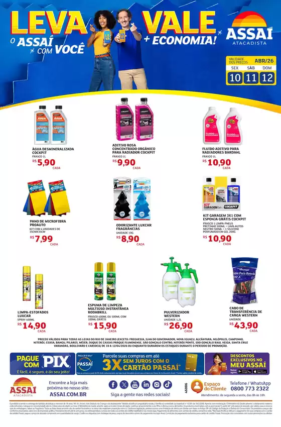 Catálogo Assaí Atacadista | Encarte Assaí Atacadista 46006 | 2026-04-10T00:00:00.000Z - 2026-04-12T00:00:00.000Z