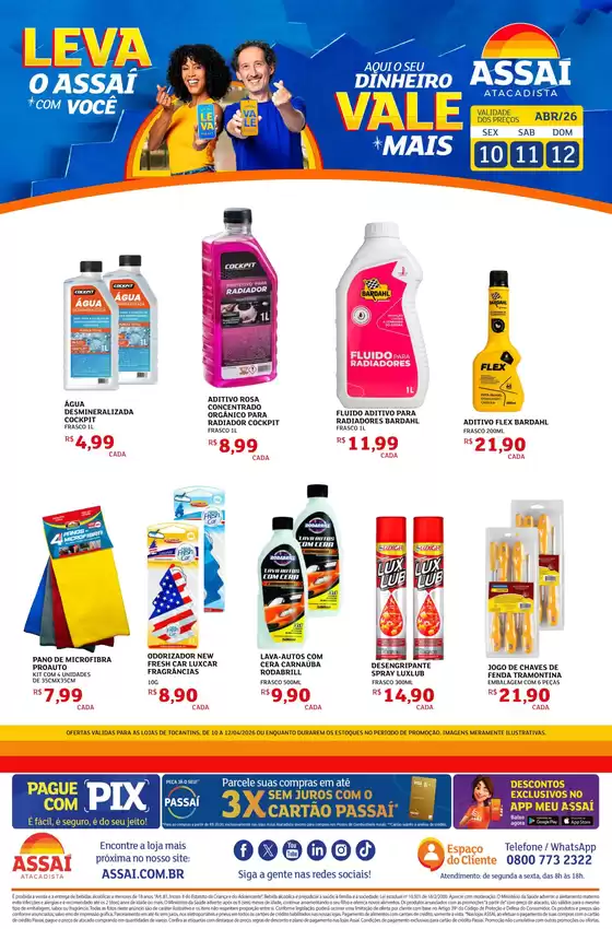 Catálogo Assaí Atacadista | Encarte Assaí Atacadista 45903-837 | 2026-04-10T00:00:00.000Z - 2026-04-12T00:00:00.000Z