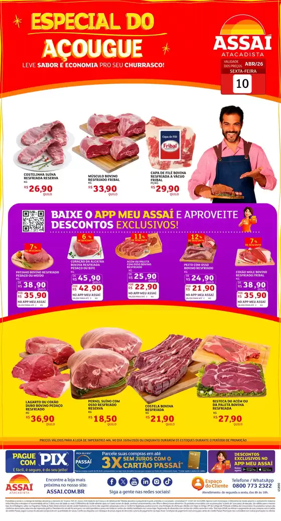 Catálogo Assaí Atacadista | Encarte Assaí Atacadista 45890-83 | 2026-04-10T00:00:00.000Z - 2026-04-10T00:00:00.000Z