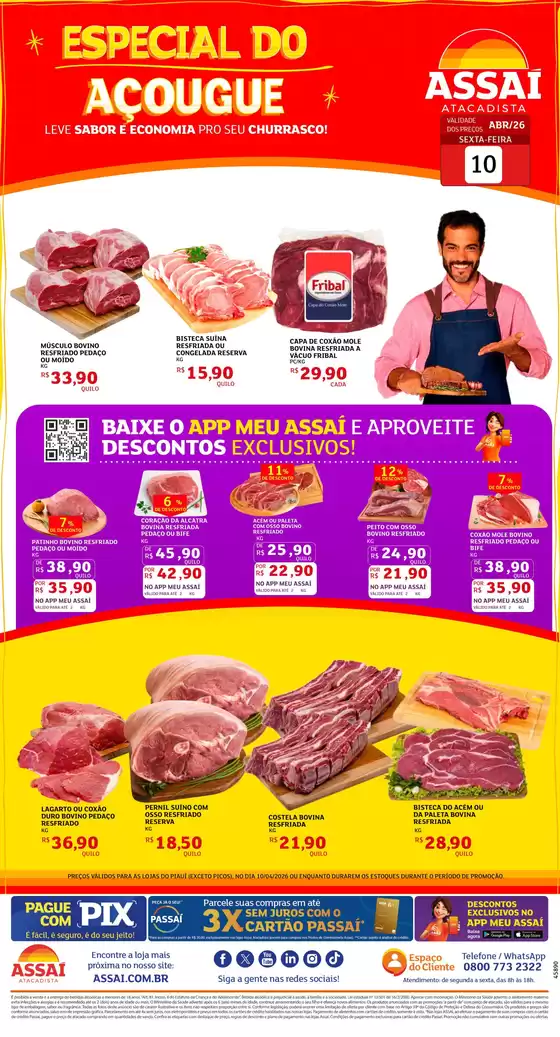 Catálogo Assaí Atacadista | Encarte Assaí Atacadista 45890-532 | 2026-04-10T00:00:00.000Z - 2026-04-10T00:00:00.000Z