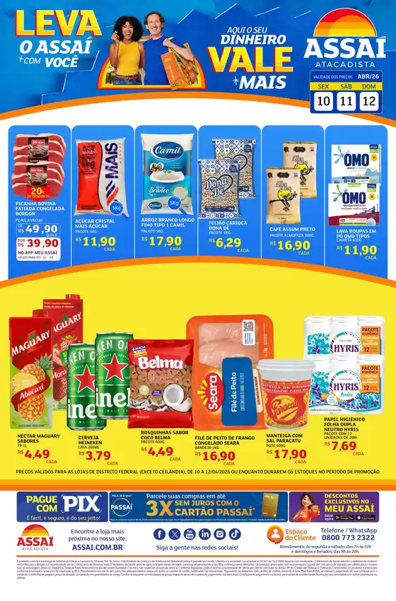 Catálogo Assaí Atacadista | Encarte Assaí Atacadista 46081-15 | 2026-04-10T00:00:00.000Z - 2026-04-12T00:00:00.000Z