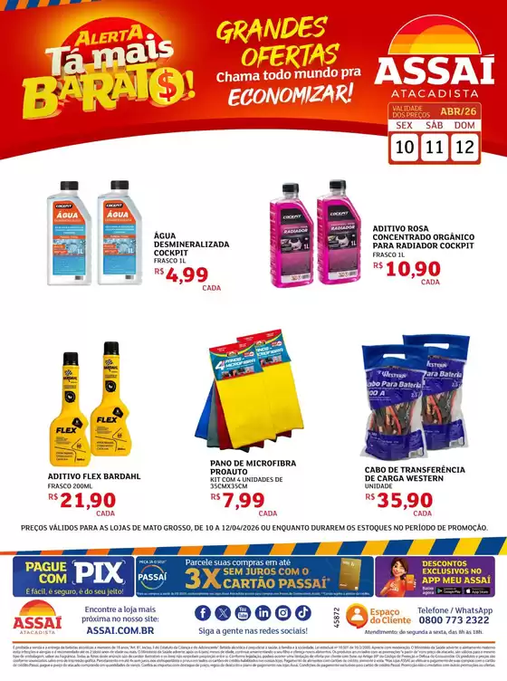 Catálogo Assaí Atacadista | Encarte Assaí Atacadista 45872-38 | 2026-04-10T00:00:00.000Z - 2026-04-12T00:00:00.000Z