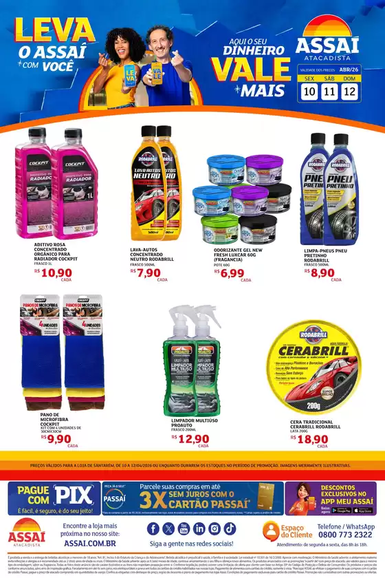 Catálogo Assaí Atacadista | Encarte Assaí Atacadista 45956-65 | 2026-04-10T00:00:00.000Z - 2026-04-12T00:00:00.000Z