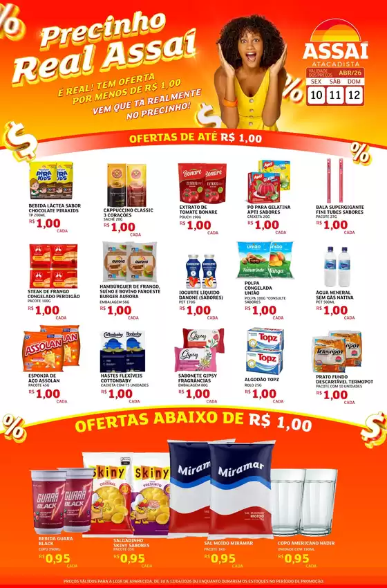 Catálogo Assaí Atacadista | Encarte Assaí Atacadista 45389-812 | 2026-04-10T00:00:00.000Z - 2026-04-12T00:00:00.000Z