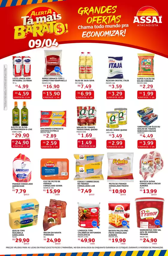 Catálogo Assaí Atacadista | Encarte Assaí Atacadista 46075-532 | 2026-04-10T00:00:00.000Z - 2026-04-10T00:00:00.000Z