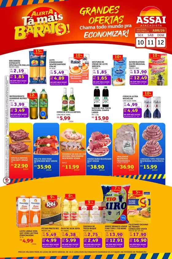 Catálogo Assaí Atacadista | Encarte Assaí Atacadista 45930-38 | 2026-04-10T00:00:00.000Z - 2026-04-12T00:00:00.000Z