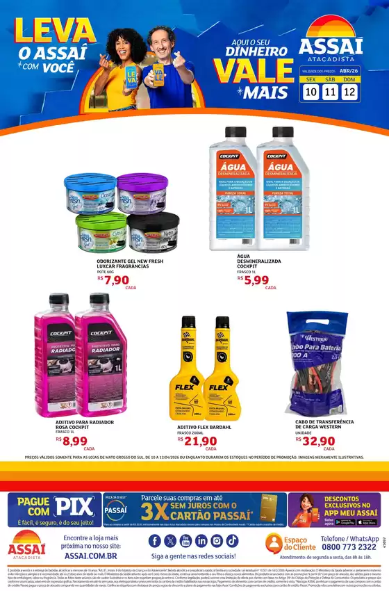 Catálogo Assaí Atacadista | Encarte Assaí Atacadista 45697 | 2026-04-10T00:00:00.000Z - 2026-04-12T00:00:00.000Z