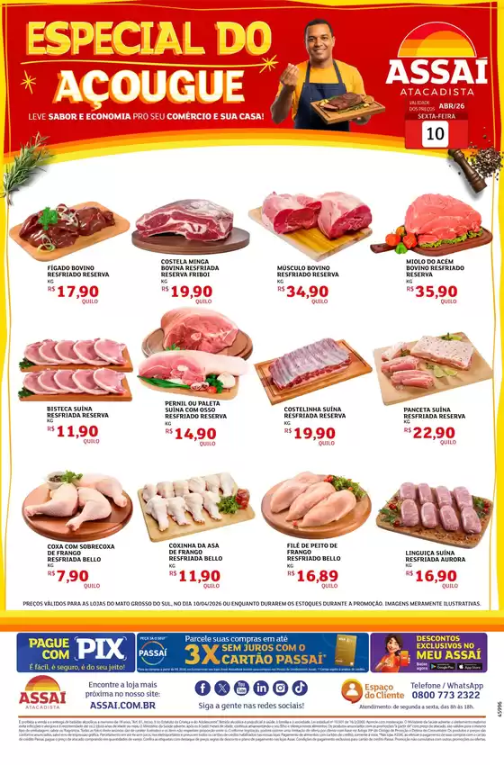 Catálogo Assaí Atacadista | Encarte Assaí Atacadista 45996 | 2026-04-10T00:00:00.000Z - 2026-04-10T00:00:00.000Z