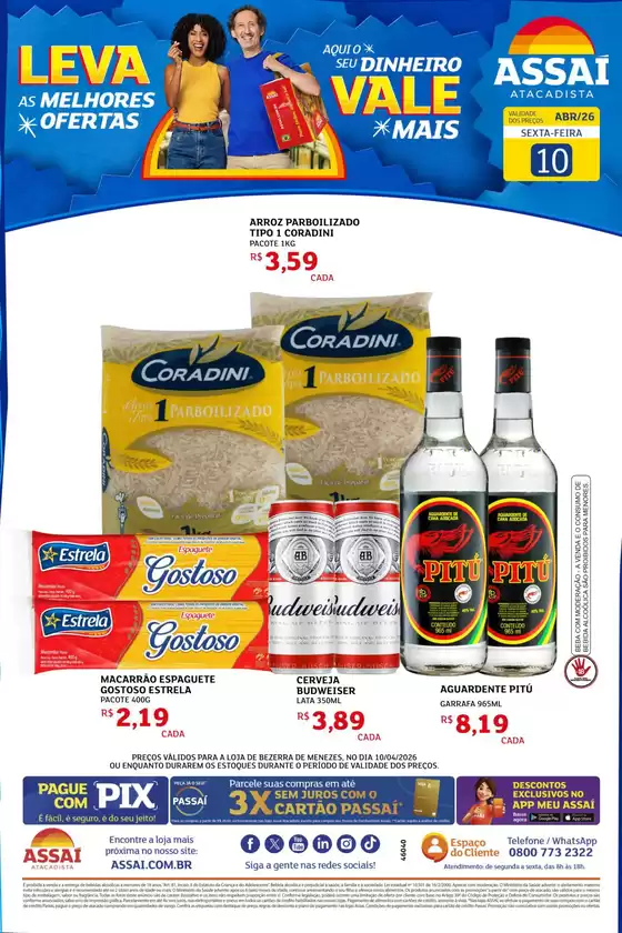 Catálogo Assaí Atacadista | Encarte Assaí Atacadista 46040-869 | 2026-04-10T00:00:00.000Z - 2026-04-10T00:00:00.000Z