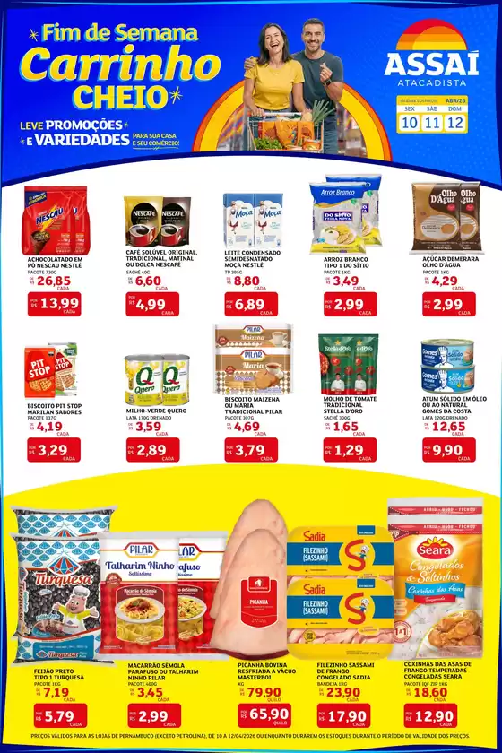 Catálogo Assaí Atacadista | Encarte Assaí Atacadista 45831-563 | 2026-04-10T00:00:00.000Z - 2026-04-12T00:00:00.000Z
