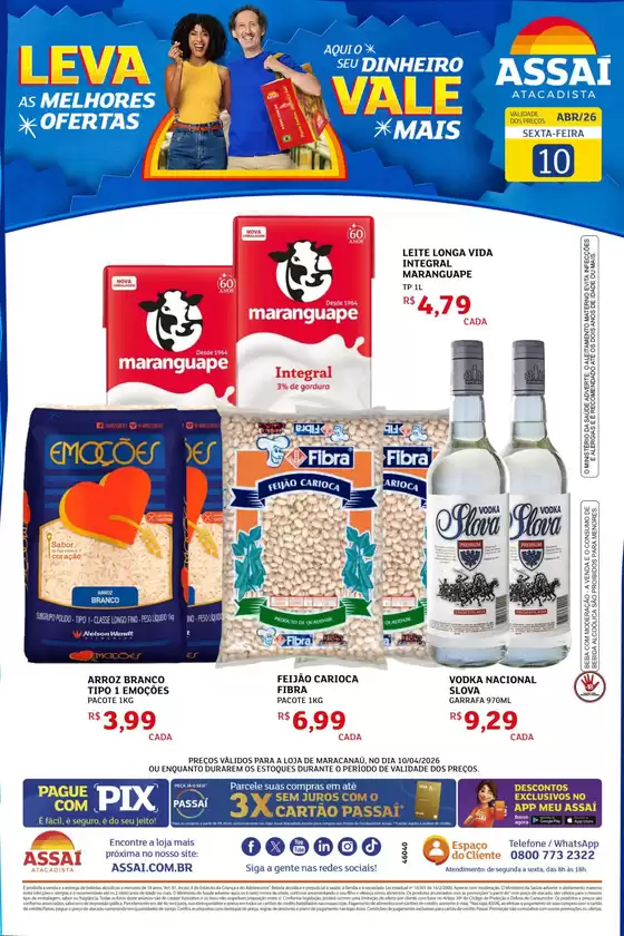 Catálogo Assaí Atacadista | Encarte Assaí Atacadista 46040-875 | 2026-04-10T00:00:00.000Z - 2026-04-10T00:00:00.000Z