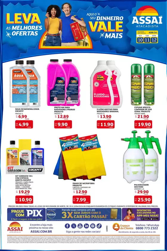 Catálogo Assaí Atacadista | Encarte Assaí Atacadista 45993-564 | 2026-04-10T00:00:00.000Z - 2026-04-12T00:00:00.000Z