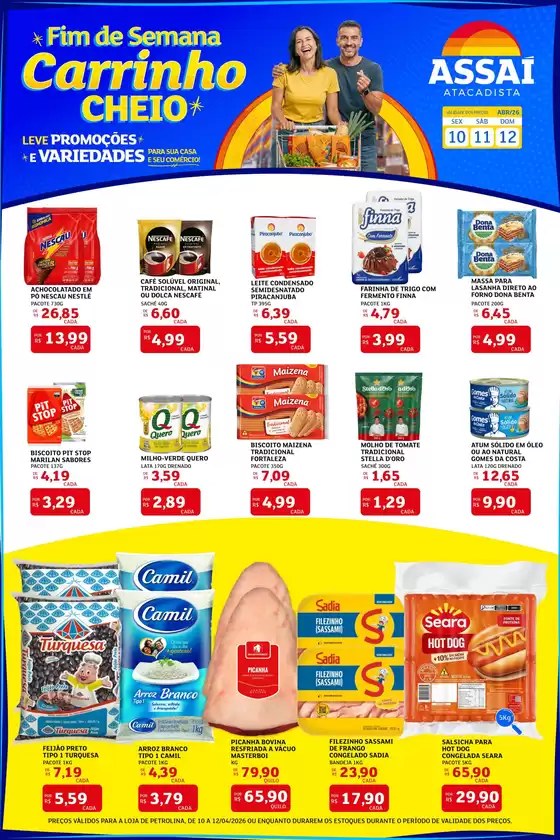 Catálogo Assaí Atacadista em Major Isidoro | Encarte Assaí Atacadista 45831-757 | 2026-04-10T00:00:00.000Z - 2026-04-12T00:00:00.000Z
