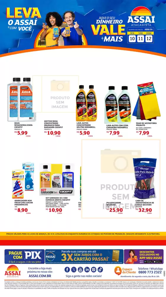 Catálogo Assaí Atacadista | Encarte Assaí Atacadista 45963-74 | 2026-04-10T00:00:00.000Z - 2026-04-12T00:00:00.000Z