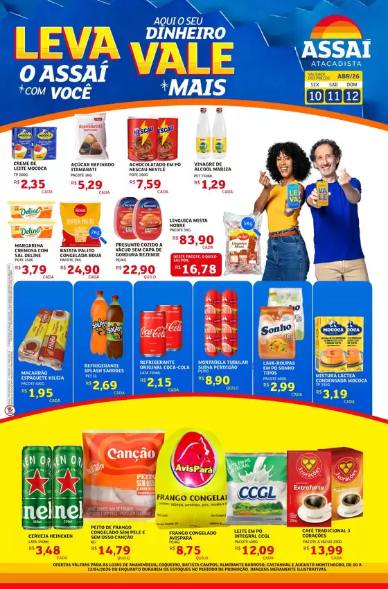Catálogo Assaí Atacadista | Encarte Assaí Atacadista 45902-63 | 2026-04-10T00:00:00.000Z - 2026-04-12T00:00:00.000Z