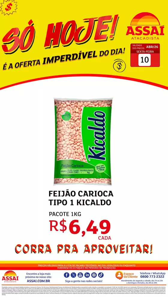Catálogo Assaí Atacadista | Encarte Assaí Atacadista 46095-18 | 2026-04-10T00:00:00.000Z - 2026-04-10T00:00:00.000Z