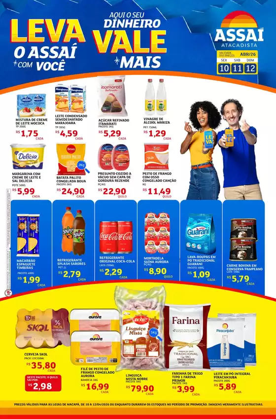 Catálogo Assaí Atacadista | Encarte Assaí Atacadista 45902-442 | 2026-04-10T00:00:00.000Z - 2026-04-12T00:00:00.000Z